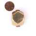 Brass Hollow Cornerless Cube Bead (25mm) - The Bead Chest