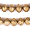 Mali Brass Bicone Beads (Long Strand)(15x19mm)