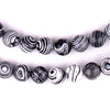 Black Lace Malachite Beads (8mm)