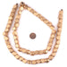 Gold Diamond Cut Natural Wood Beads (12mm) - The Bead Chest