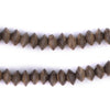 Bicone Natural Graywood Beads (5x8mm)