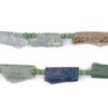 Flat Roman Glass Tube Beads