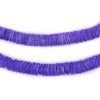 Grape Purple Sliced Shell Heishi Beads (8mm)