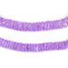 Lavender Purple Sliced Shell Heishi Beads (8mm) - The Bead Chest