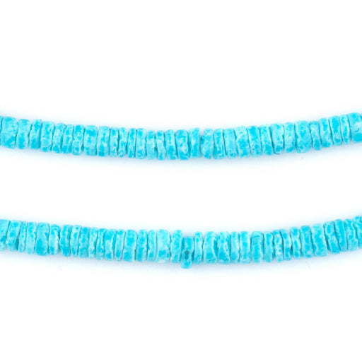 Turquoise Sliced Shell Heishi Beads (5mm)