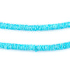 Turquoise Sliced Shell Heishi Beads (5mm)
