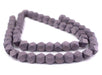 Grey Diamond Cut Natural Wood Beads (15mm) - The Bead Chest