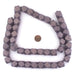 Grey Diamond Cut Natural Wood Beads (17mm) - The Bead Chest