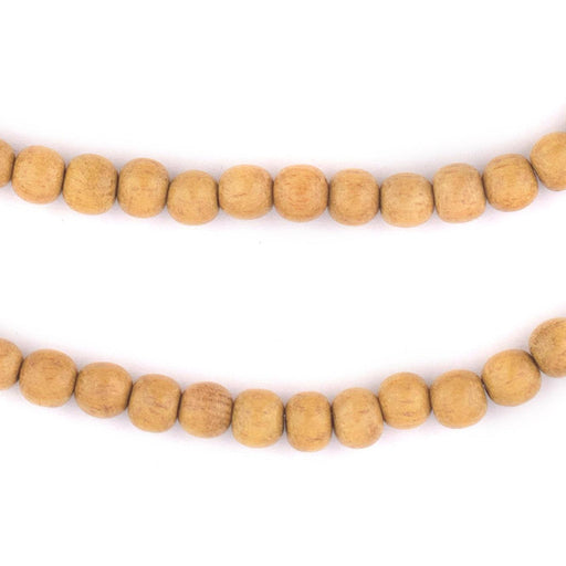 Round Jackfruit Beads (6mm)