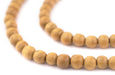 Round Jackfruit Beads (6mm) - The Bead Chest