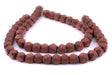 Light Brown Diamond Cut Natural Wood Beads (15mm) - The Bead Chest