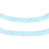 Baby Blue Sliced Shell Heishi Beads (5mm)