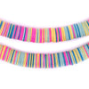 Pastel Medley Vinyl Phono Record Beads (10mm)