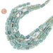 Rectangular Ancient Roman Glass Beads (Aqua) - The Bead Chest