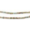 Green Turquoise Cube Beads (3mm)
