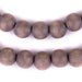 Brown Round Natural Wood Beads (14mm) - The Bead Chest