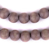 Brown Round Natural Wood Beads (14mm)