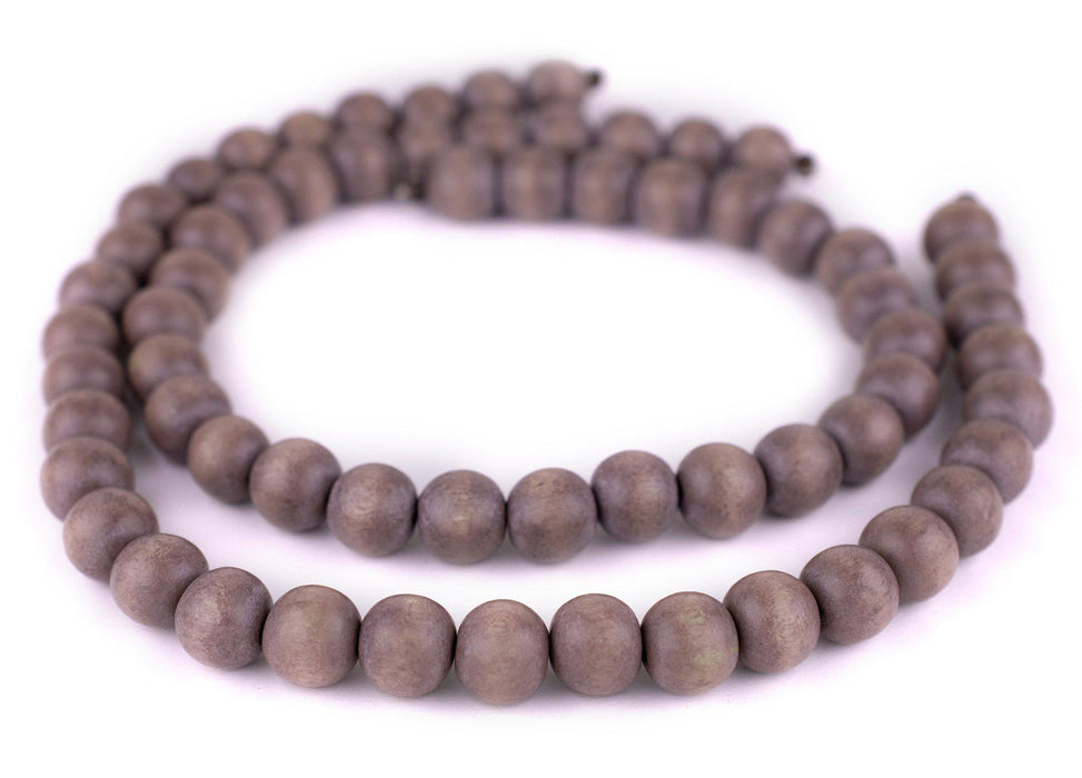 Brown Round Natural Wood Beads (14mm) - The Bead Chest