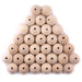 Unfinished Natural Wood Beads (40mm, Set of 30) - The Bead Chest