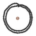 Black Rudraksha Mala Prayer Beads (8mm) - The Bead Chest