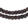 Smooth Black Rudraksha Mala Prayer Beads (10mm)
