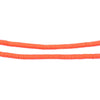 Neon Orange Phono Record Vinyl Beads (3mm)