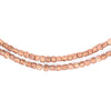 Copper Ethiopian Scratch Beads (3x4mm)