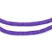 Royal Purple Vinyl Phono Record Beads (4mm) - The Bead Chest