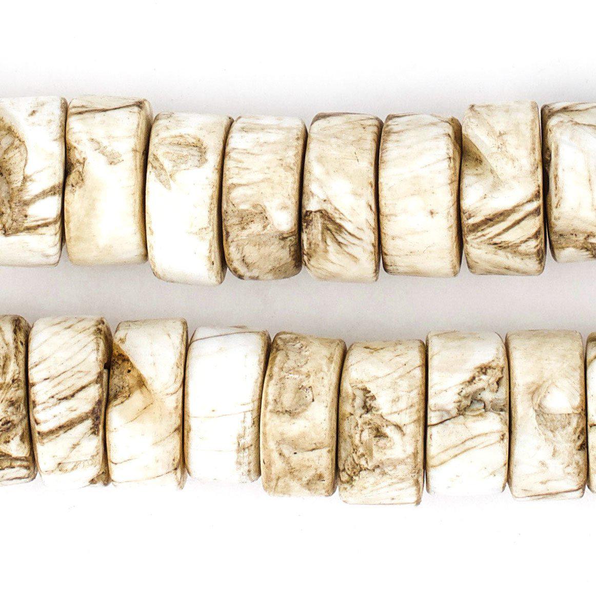 Vintage Naga Conch Shell Disk Beads (14mm) — The Bead Chest