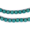 Matte Round Green Turquoise Style Stone Beads (8mm)