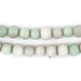 Vintage Moon Green Round Padre Beads (8mm) - The Bead Chest