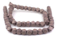 Brown Diamond Cut Natural Wood Beads (15mm) - The Bead Chest
