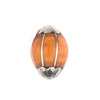 Hand-Capped Moroccan Resin Bead (32x22mm)