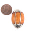 Hand-Capped Moroccan Resin Bead (32x22mm) - The Bead Chest