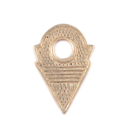 Brass Talhakimt Arrow Pendant - The Bead Chest