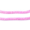 Tulip Pink Sliced Shell Heishi Beads (5mm)