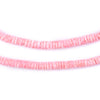 Grapefruit Orange Sliced Shell Heishi Beads (5mm)