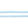 Baby Blue Sliced Shell Heishi Beads (3mm)