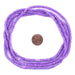 Lavender Purple Sliced Shell Heishi Beads (3mm) - The Bead Chest