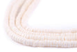 Cream Sliced Shell Heishi Beads (3mm) - The Bead Chest