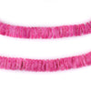 Punch Pink Sliced Shell Heishi Beads (8mm)