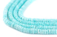 Mint Green Sliced Shell Heishi Beads (5mm) - The Bead Chest
