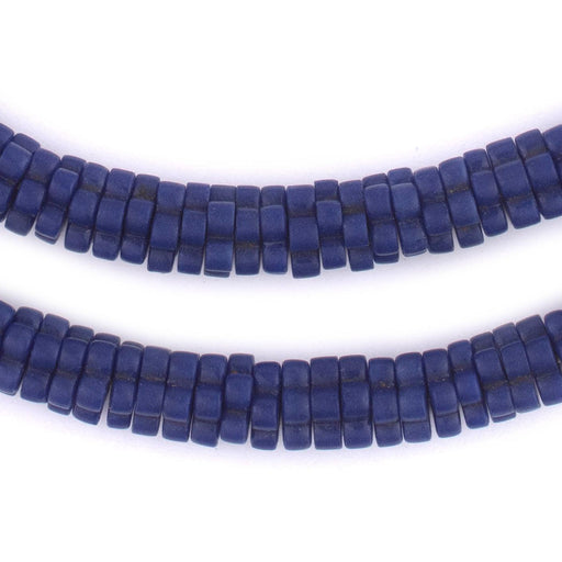 Vintage Cobalt Blue Flower Beads (9mm) - The Bead Chest