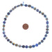 Flat Circular Afghan Lapis Lazuli Beads (8mm) - The Bead Chest