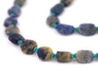 Flat Circular Afghani Lapis Lazuli Beads (8mm) - The Bead Chest