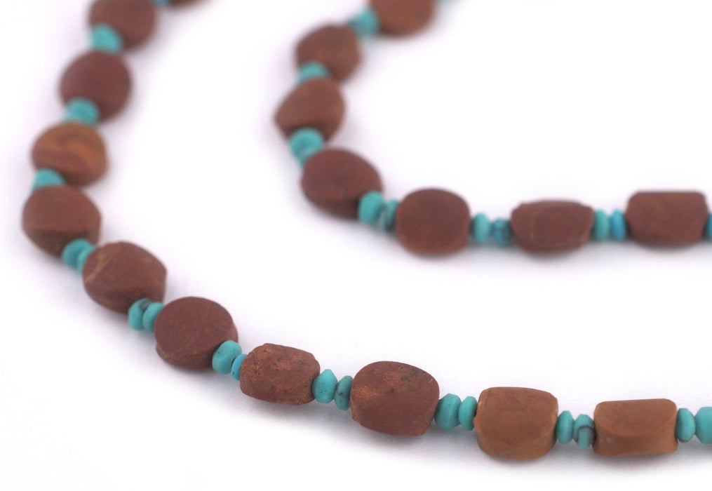 Brown Flat Round Afghani Calcite Beads (6mm) - The Bead Chest