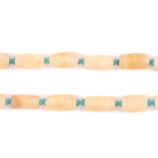 Faceted Beige Afghani Calcite Beads (6mm) - The Bead Chest