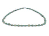 Green Flat Circular Afghani Jade Beads (8mm) - The Bead Chest