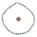 Green Flat Circular Afghani Jade Beads (6mm) - The Bead Chest
