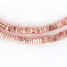 Faceted Copper Triangle Heishi Beads (4mm, 24 inch Strand) - The Bead Chest